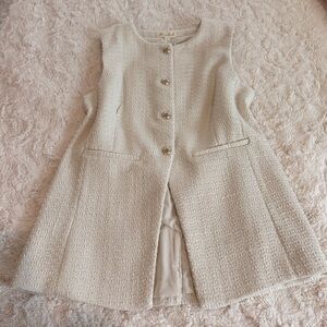 NWT | Marled Tweed Boucle Vest
